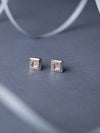 Edgy Square Stud Earrings - Mannash