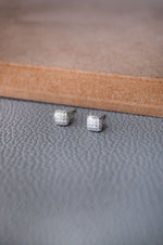Sparkling Dust Sterling Silver Stud Earrings