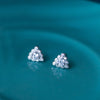 Just-Tri-Me Sparkle Solitaire Sterling Silver Stud Earrings