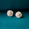 Eternal Knot Sparkle Statement Sterling Silver Stud Earrings