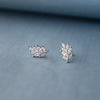 Leaf Trail Sterling Silver Earrings