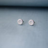 Sparkling Circles Sterling Silver Earrings