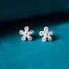 Starry Bling Sparkle Sterling Silver Stud Earrings