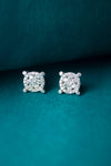 Square Tales Statement Stud Earrings - Mannash