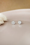 Sunshine Tiny Flower Sterling Silver Stud Earrings