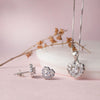 Fun And Frill Heart Sterling Silver Pendant Set With Chain