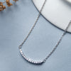 Spakly Smile Sterling Silver Pendant Necklace