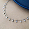 Pretty Solitiares Sterling Silver Charm Necklace