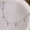 Dancing Clusters Sterling Silver Charm Necklace