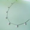 Shine Bright Circle Charm Sterling Silver Delicate Necklace