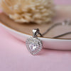 Happy Love Solitaire Sterling Silver Pendant