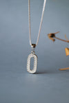 Sparkling Zero Sterling Silver Pendant