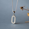 Sparkling Zero Sterling Silver Pendant