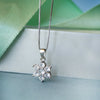 Floral Cluster Sterling Silver Pendant