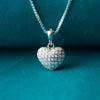 Check & Mate In Love Sterling Silver Heart Pendant