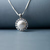 Royal Pearl Baguette Sterling Silver Pendant