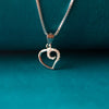 Love With A Twist Heart Sterling Silver Pendant