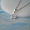 Halo Star Sterling Silver Pendant