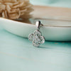 Lucky Clove Flower Sterling Silver Pendant