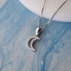 Half Moon Sterling Silver Pendant