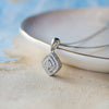 Ecentric Square Sterling Silver Pendant