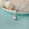 Stellar Solitaire Sterling Silver Pendant
