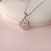Fun And Frill Heart Sterling Silver Pendant With Chain