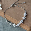 Flower Trail Sterling Silver Pull Chain Bracelet