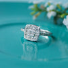 Square In Square Sterling Silver Ring