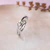 You And Me Heart Sterling Silver Ring