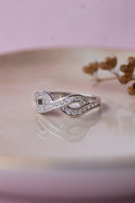 Infinity Knot Sterling Silver Ring