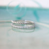 Sleek And Twisty Sterling Silver Ring