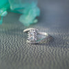 Bold & Elegant Solitaire Statement Sterling Silver Ring