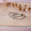 Along Your Heart Sterling Silver Open Ring