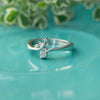 Elegant Fern Sterling Silver Ring