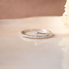Eternity Ring With A Twist Sterling Silver Band Ring