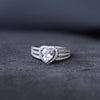 All My Heart - Solitaire Sterling Silver Statement Ring