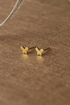 Baby Bug Rose Gold Plated Mini Stud Earrings - Mannash