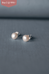 Perfectly Elegant Pearl Earrings - Mannash