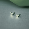 Baby Bug Sterling Silver Mini Stud Earrings