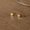 Simply Floral Gold Plated Mini Sterling Silver Stud Earrings