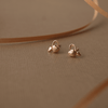 Always For You Rose Gold Plated Mini Sterling Silver Stud Earrings