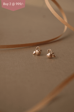 Always For You Rose Gold Plated Mini Sterling Silver Stud Earrings